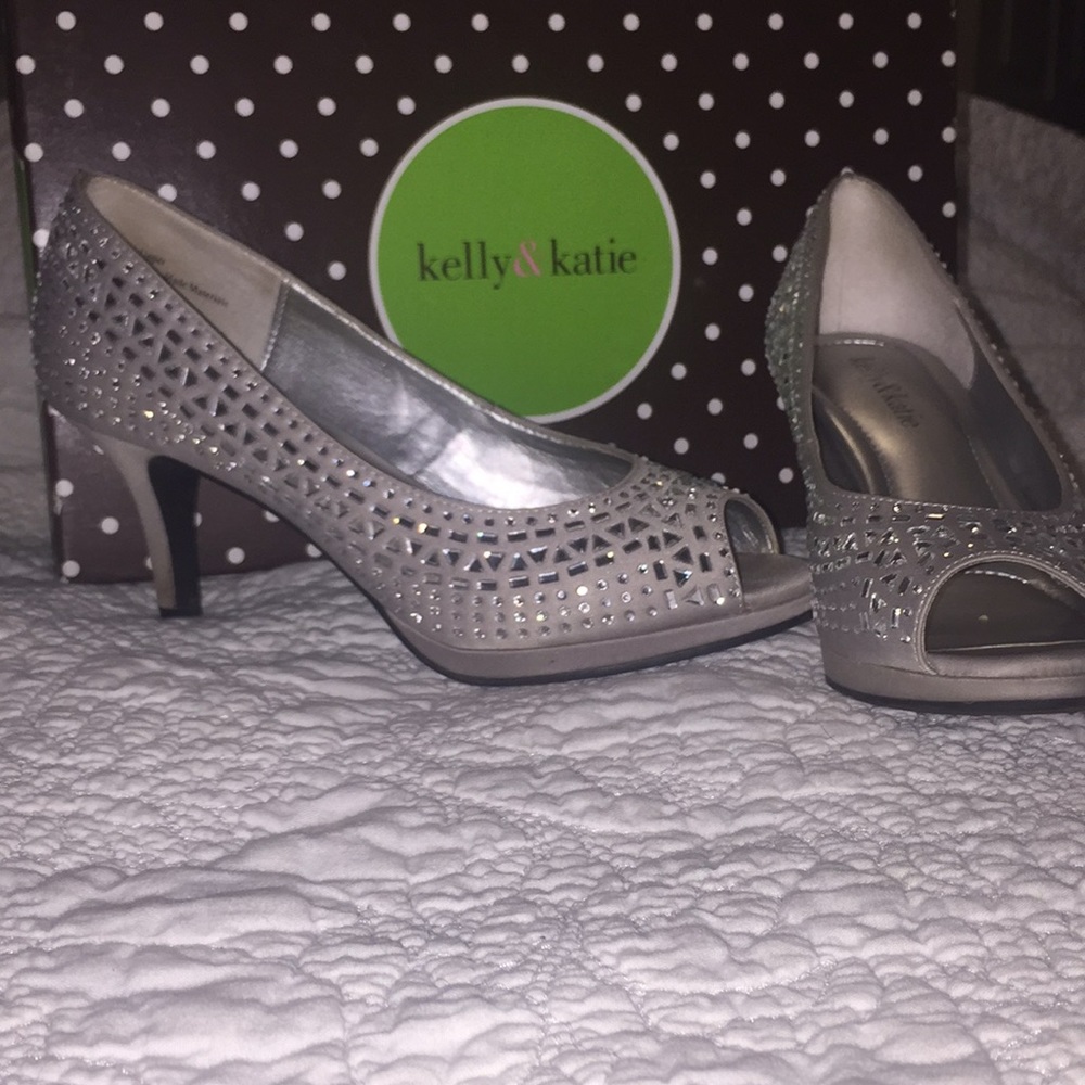 Kelly and Katie crystal heels